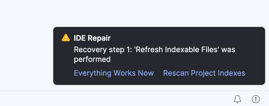 The first step of IDE Repair The first step of IDE Repair
