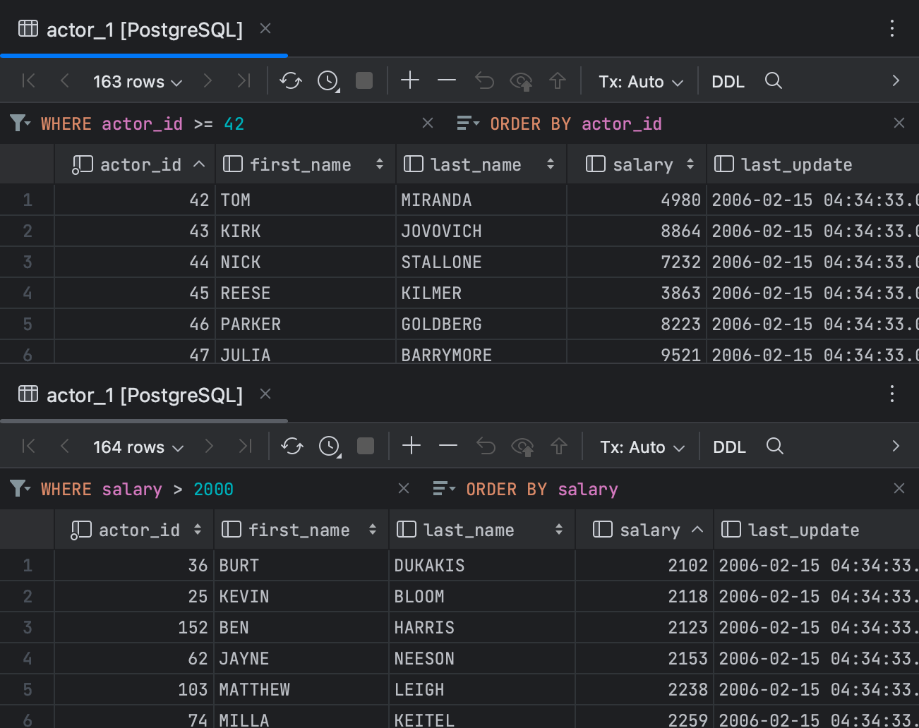 Editor basics | DataGrip Documentation