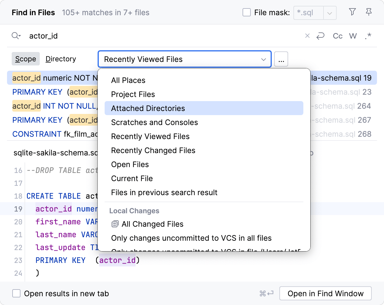 Limited search Limited search