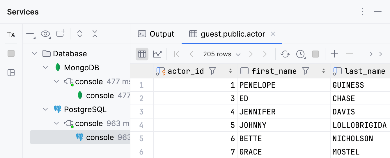 Open new services tab for sessions is off Open new services tab for sessions is off