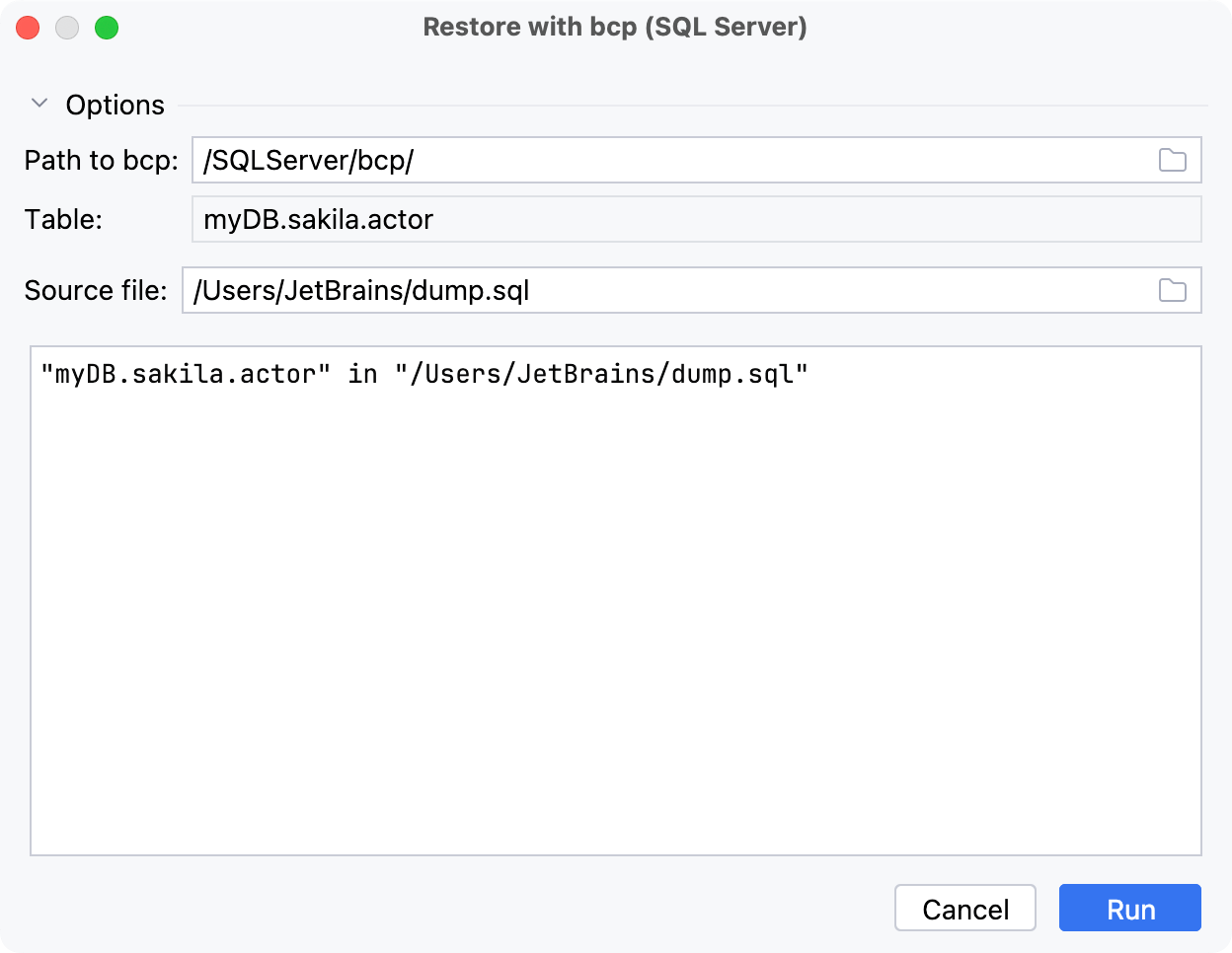 Restore a Microsoft SQL Server table data using bcp Restore a Microsoft SQL Server table data using bcp