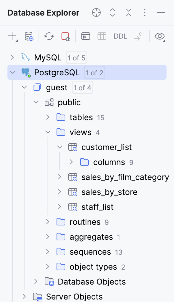 The Show tree indent guides setting is enabled The Show tree indent guides setting is enabled