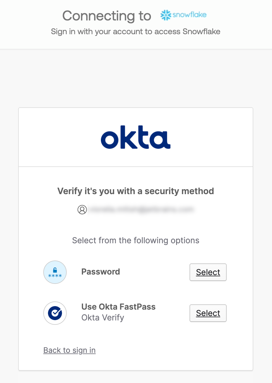 Verify your identity on the Okta website