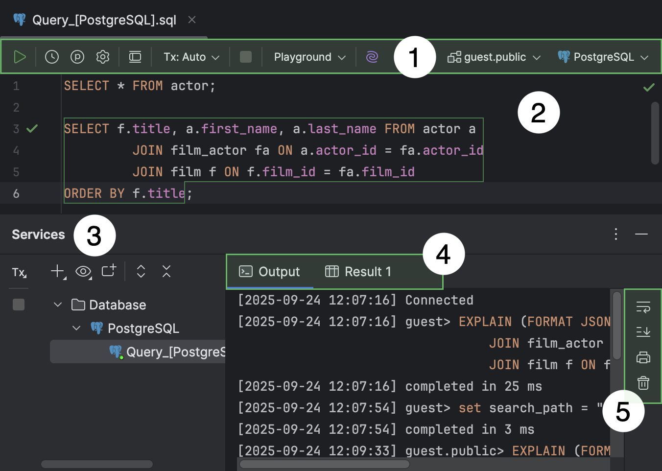 Query files | IntelliJ IDEA Documentation