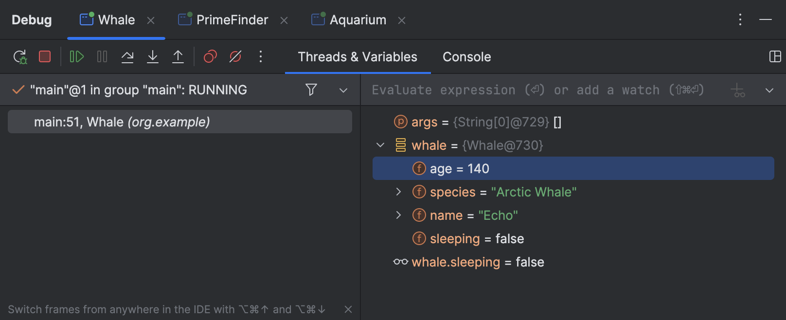Debug tool window | IntelliJ IDEA Documentation