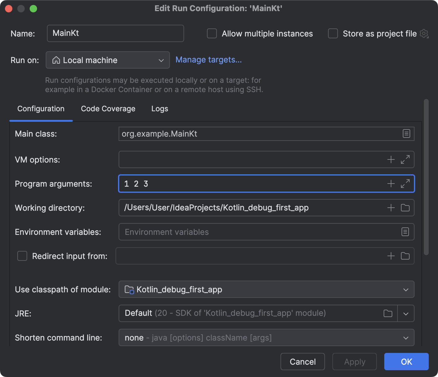 Tutorial: Debug your first Kotlin application | IntelliJ IDEA Documentation