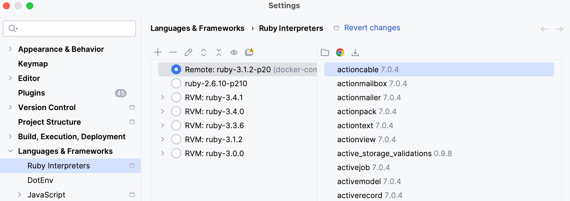 Ruby Interpreters: Docker Compose