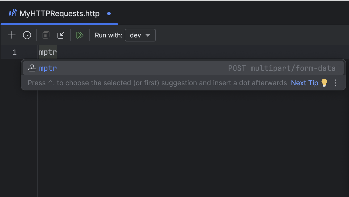 HTTP 客户端 | PyCharm 文档