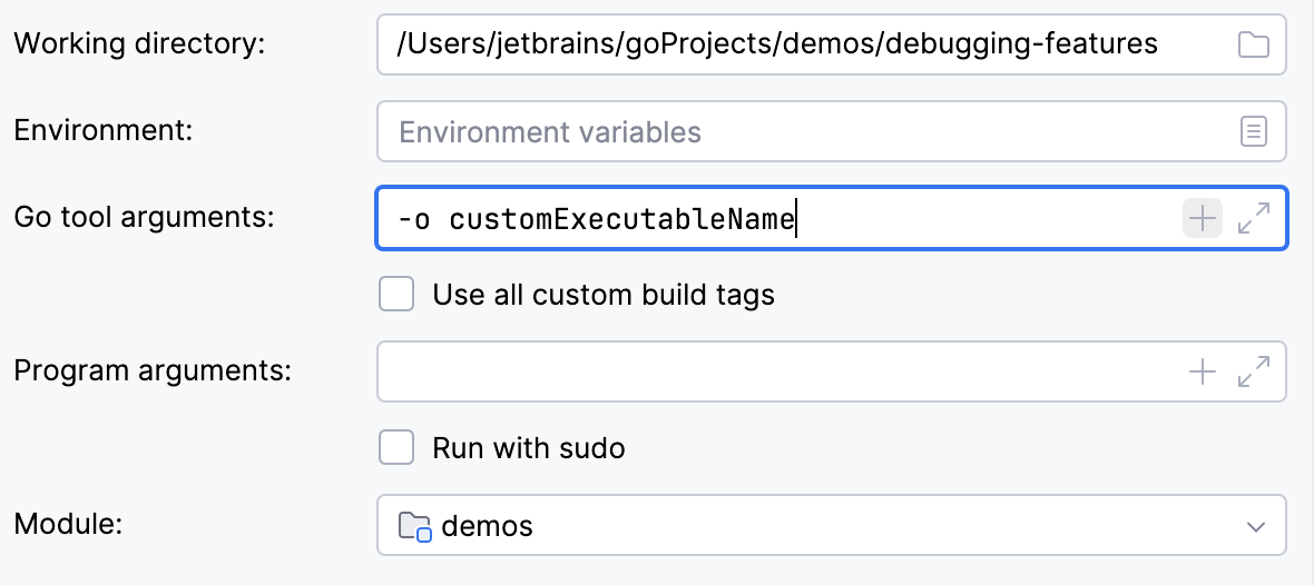 change the name of a compiled binary