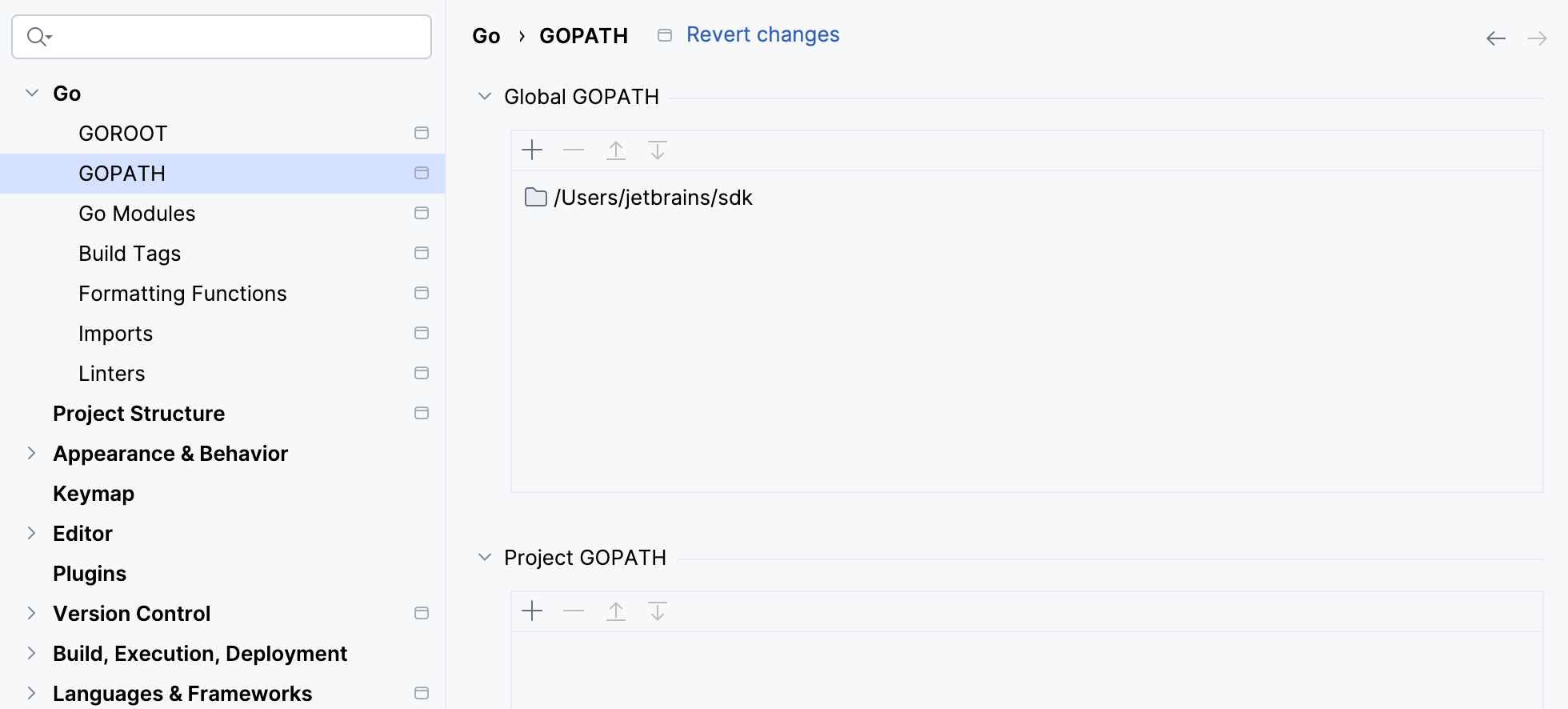 Configuring GOPATH for different scopes Configuring GOPATH for different scopes