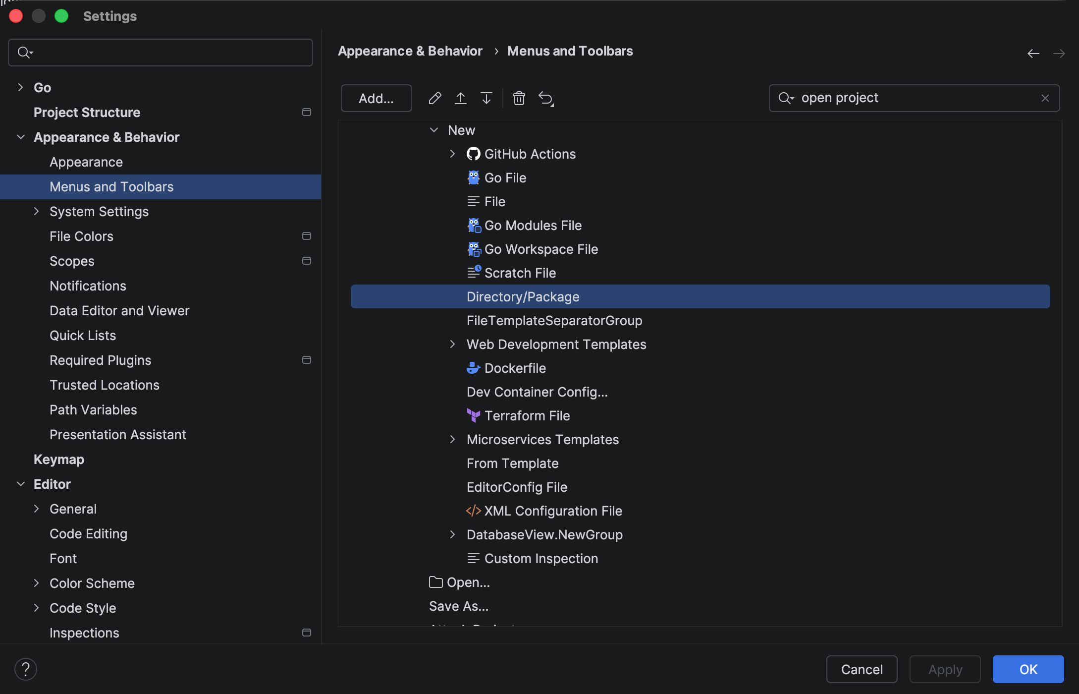 Add items to your project | DataGrip Documentation
