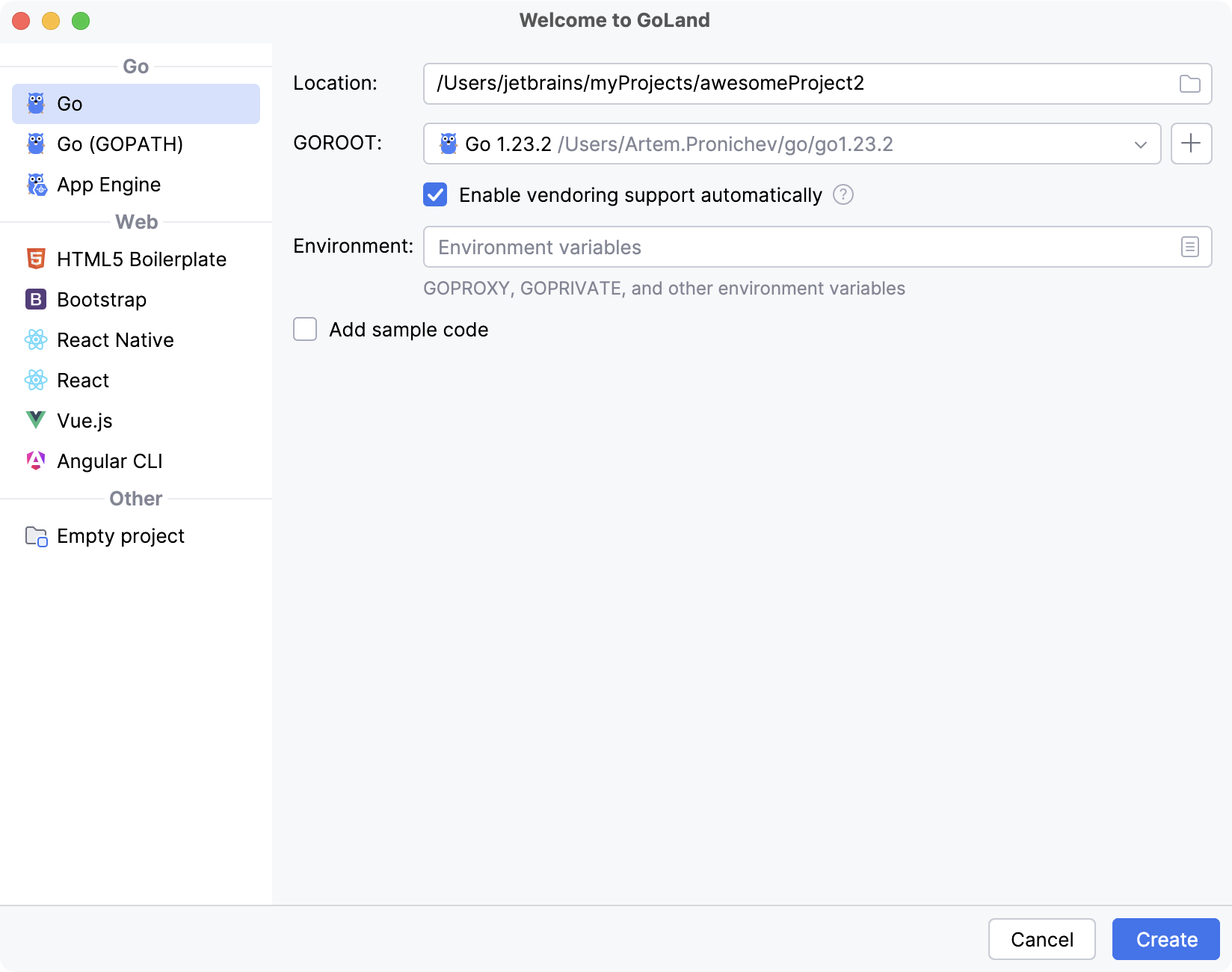 Integration with Go Integration with Go