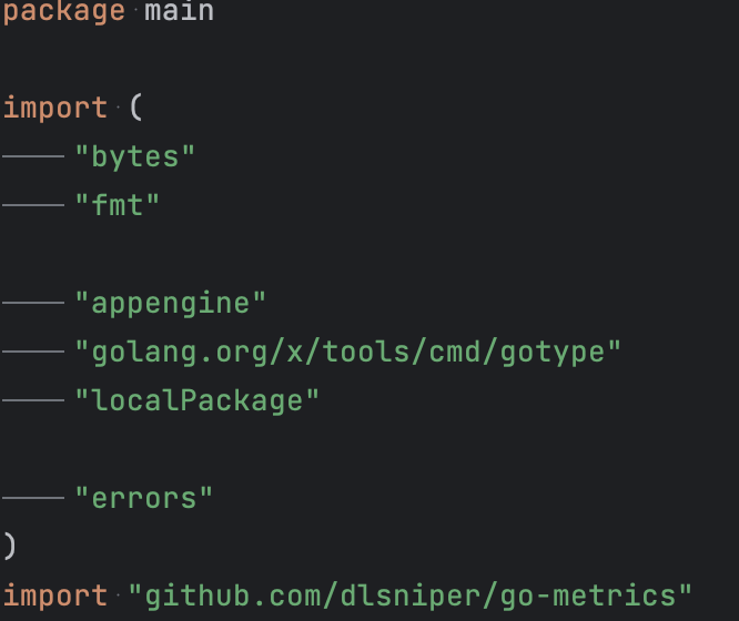 Code Style. Go | IntelliJ IDEA Documentation