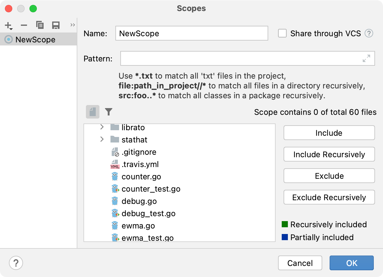 Creating a new scope Creating a new scope