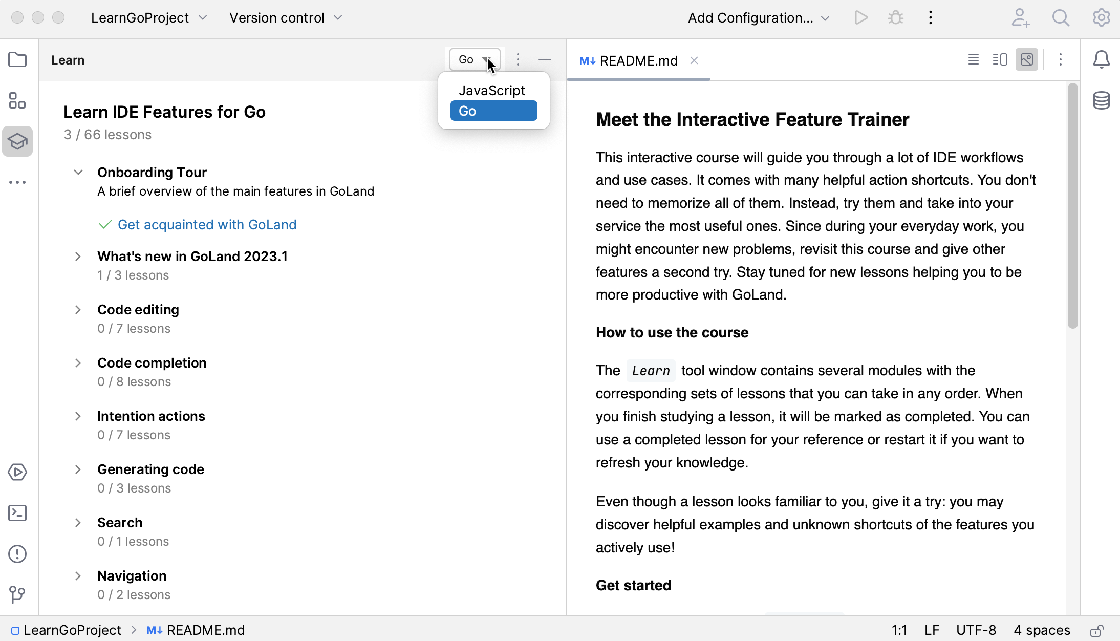 A learning project A learning project