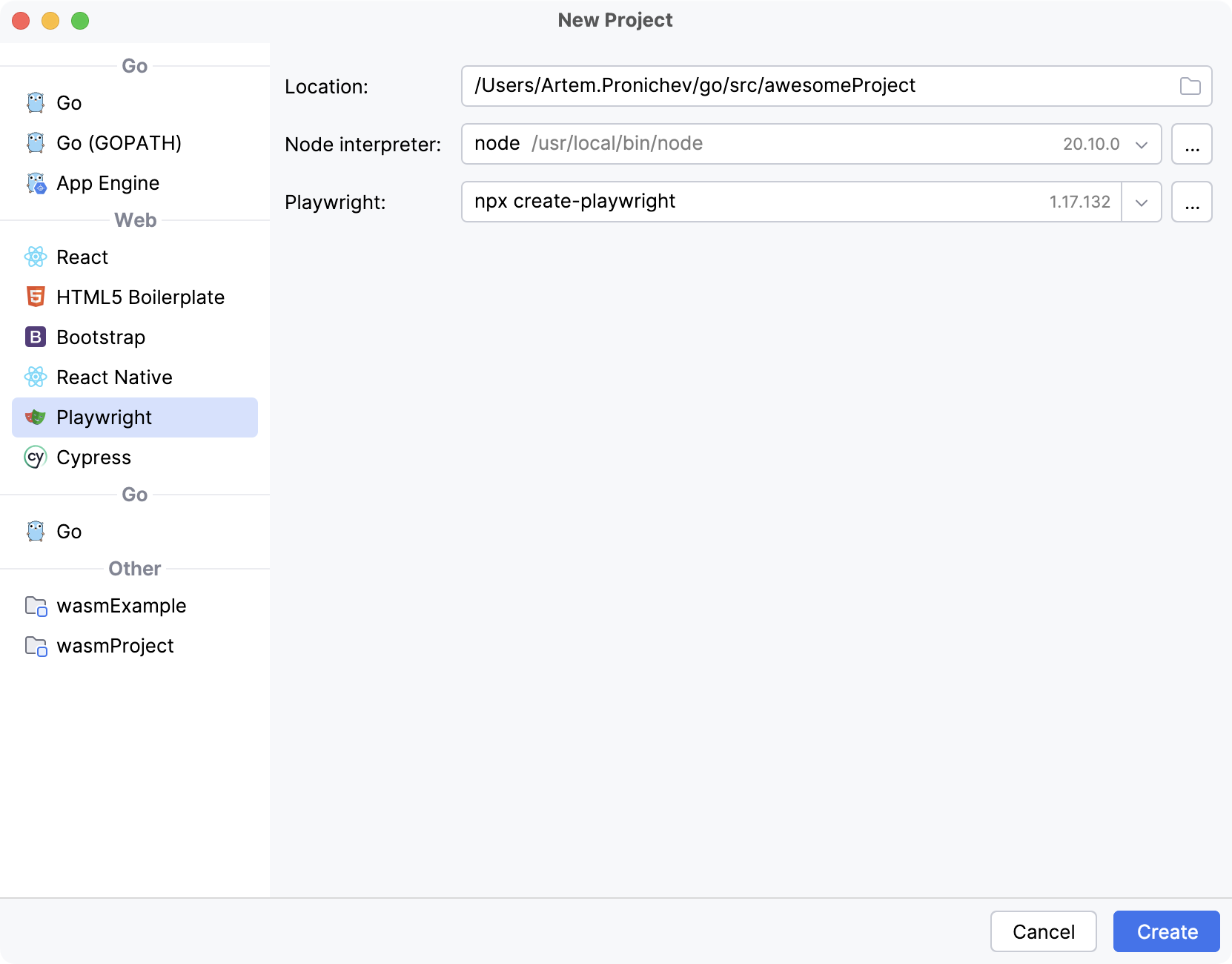 Creating a new Playwright project Creating a new Playwright project