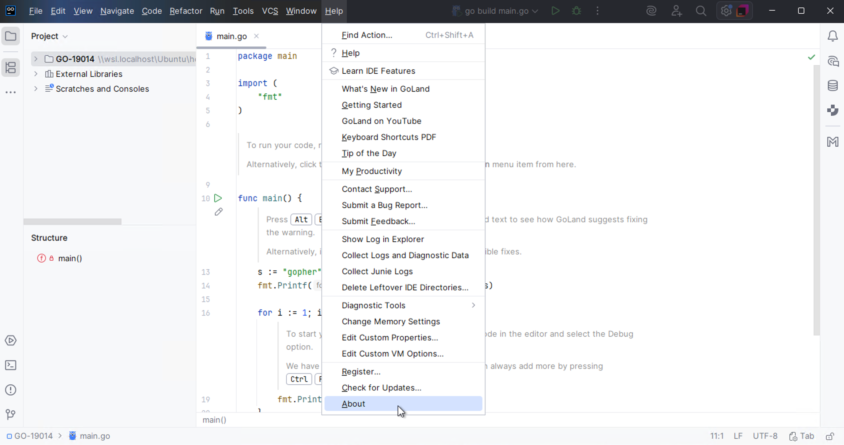 Go product version windows Go product version windows