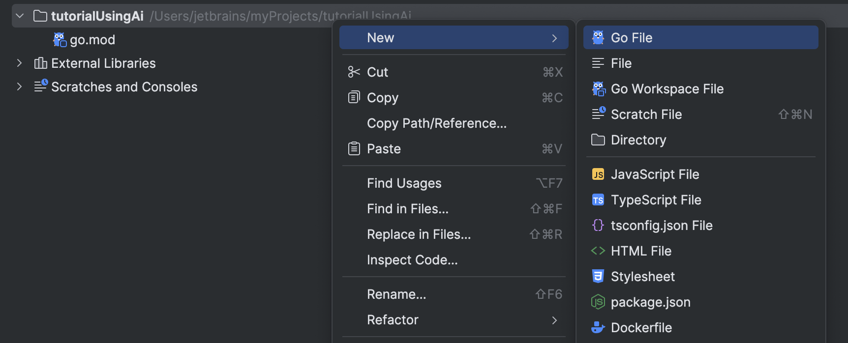 Quick start guide | GoLand Documentation