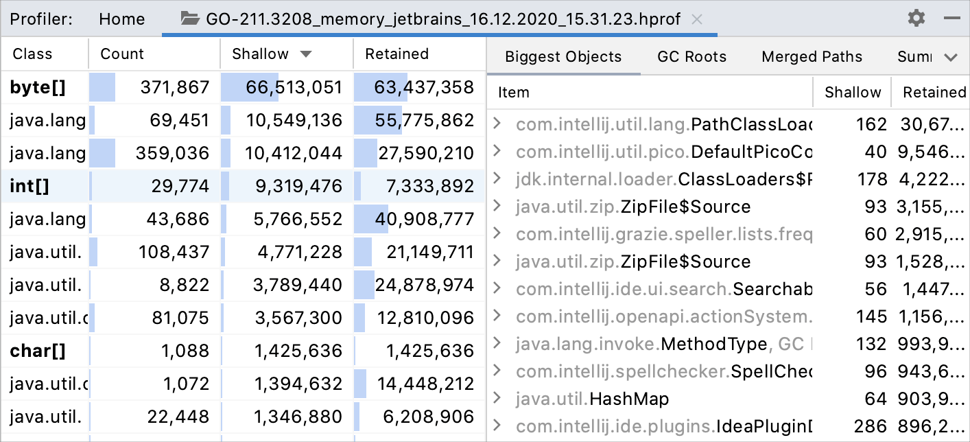 review HPROF files review HPROF files