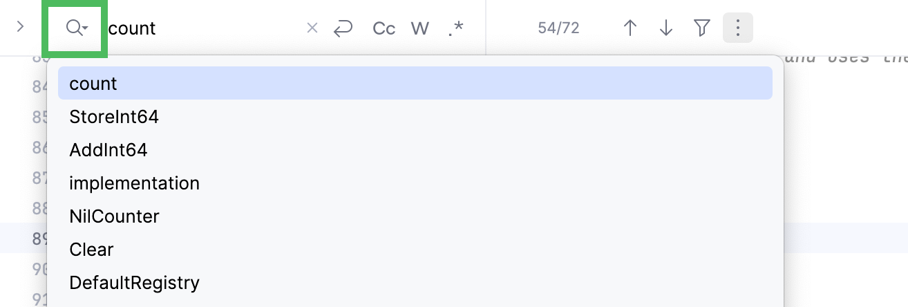 search history search history