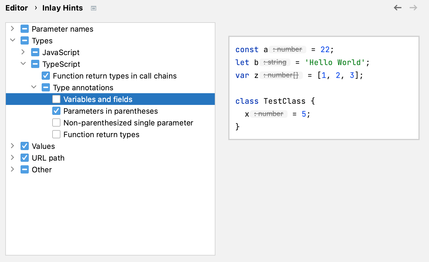 Type annotations Type annotations