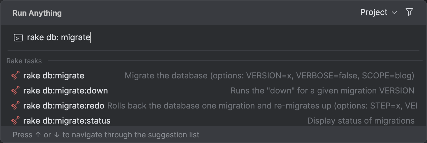 Run Rake tasks | RubyMine Documentation