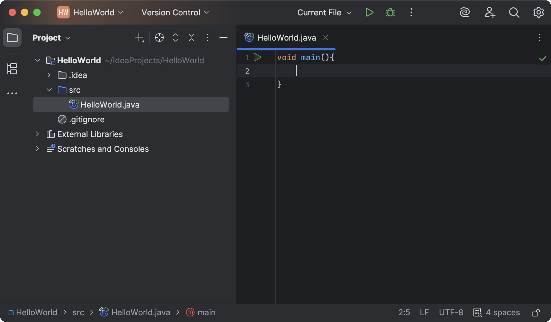 初めての Java アプリケーションを作成する | IntelliJ IDEA ドキュメント