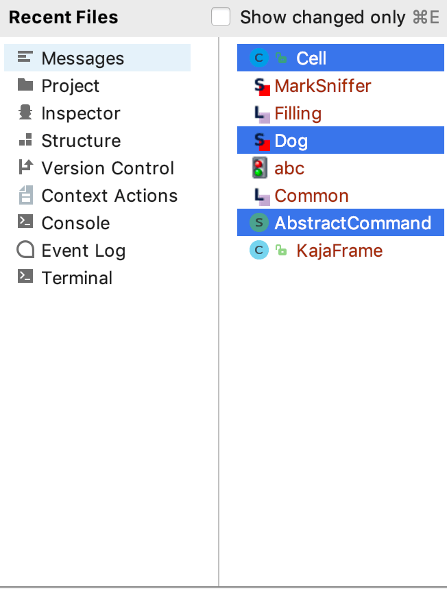 Multi-selection in the list of recent files Multi-selection in the list of recent files