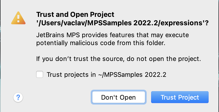 Untrusted Project Untrusted Project