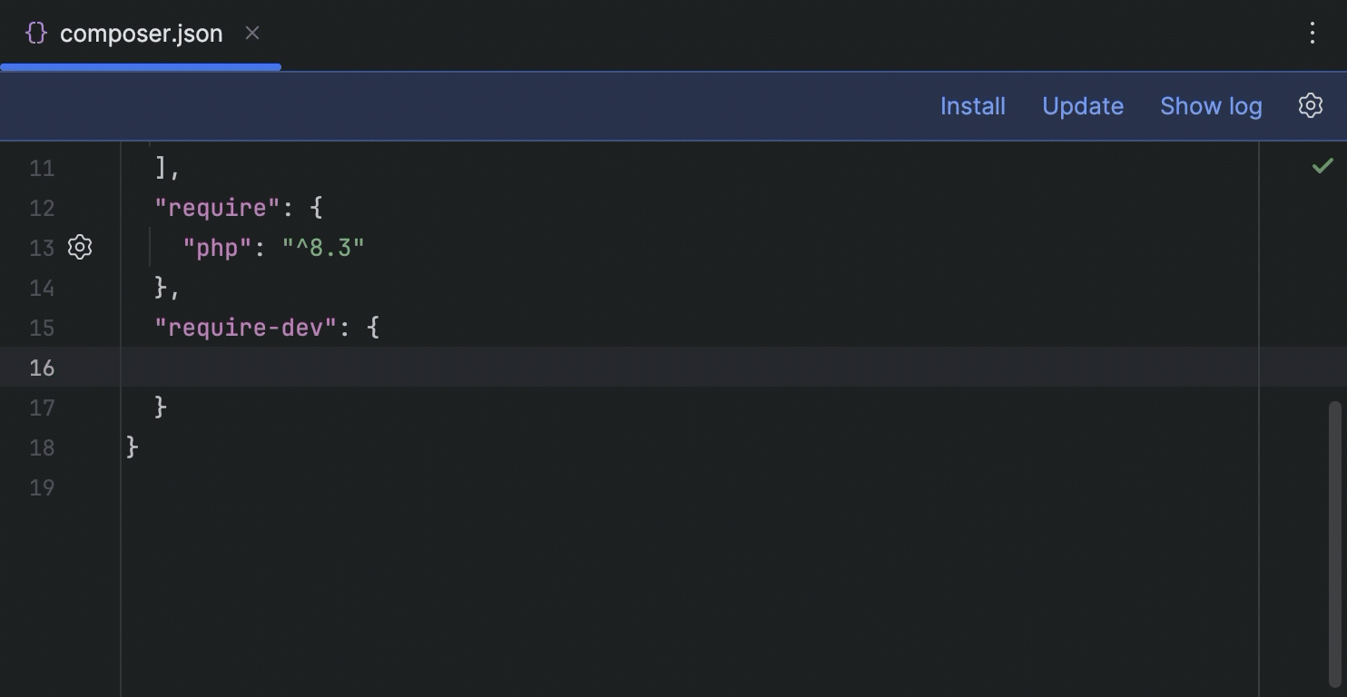 Composer dependency manager | PhpStorm Documentation