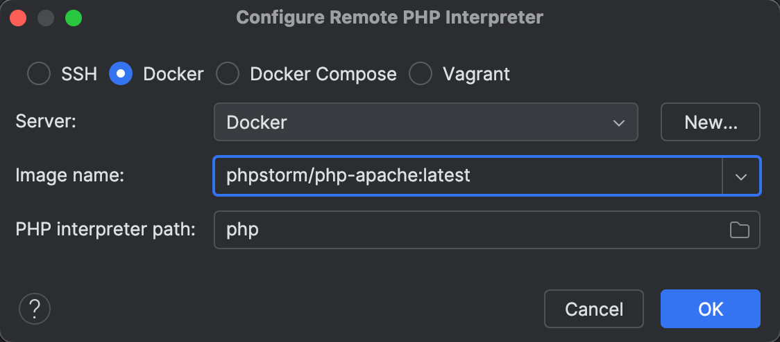 Configure remote PHP interpreters | PhpStorm Documentation
