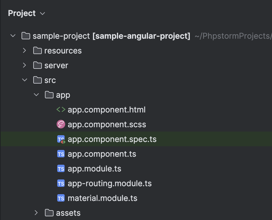 File nesting rules | PhpStorm Documentation