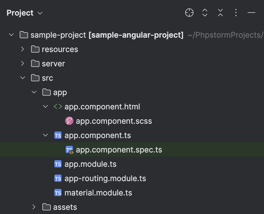 File nesting rules | PhpStorm Documentation