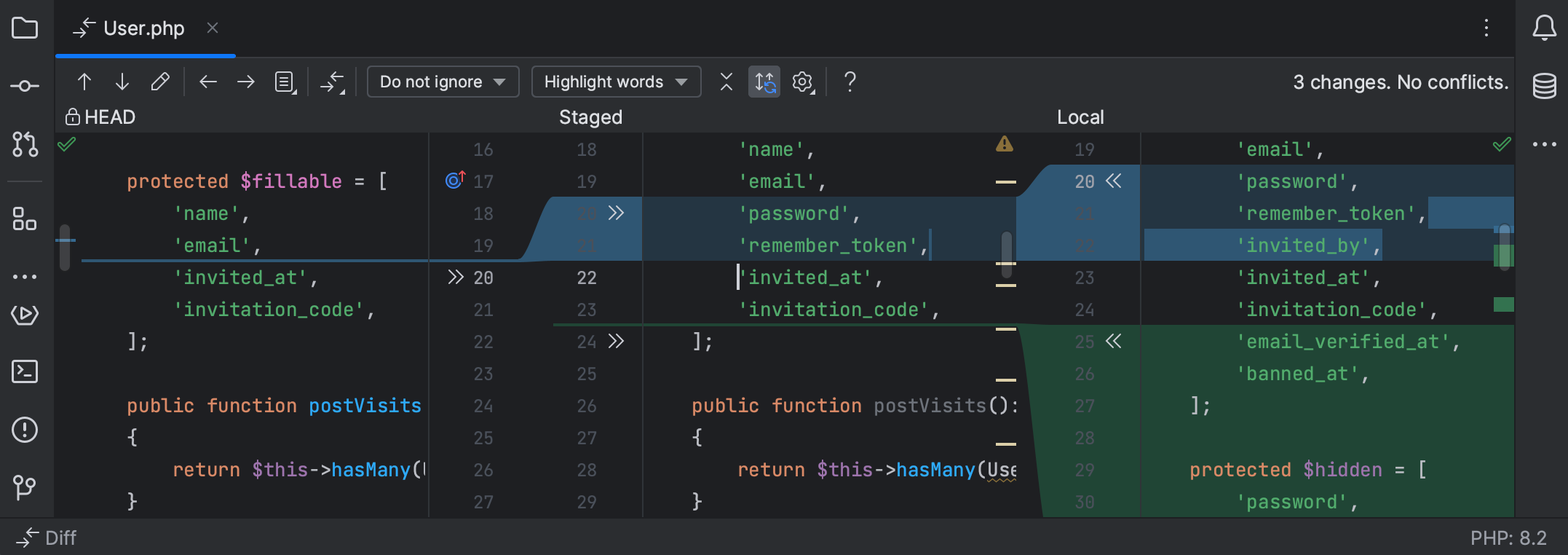 Commit and push changes to Git repository | PhpStorm Documentation