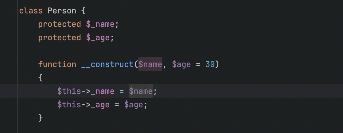 Write and edit source code | PhpStorm Documentation