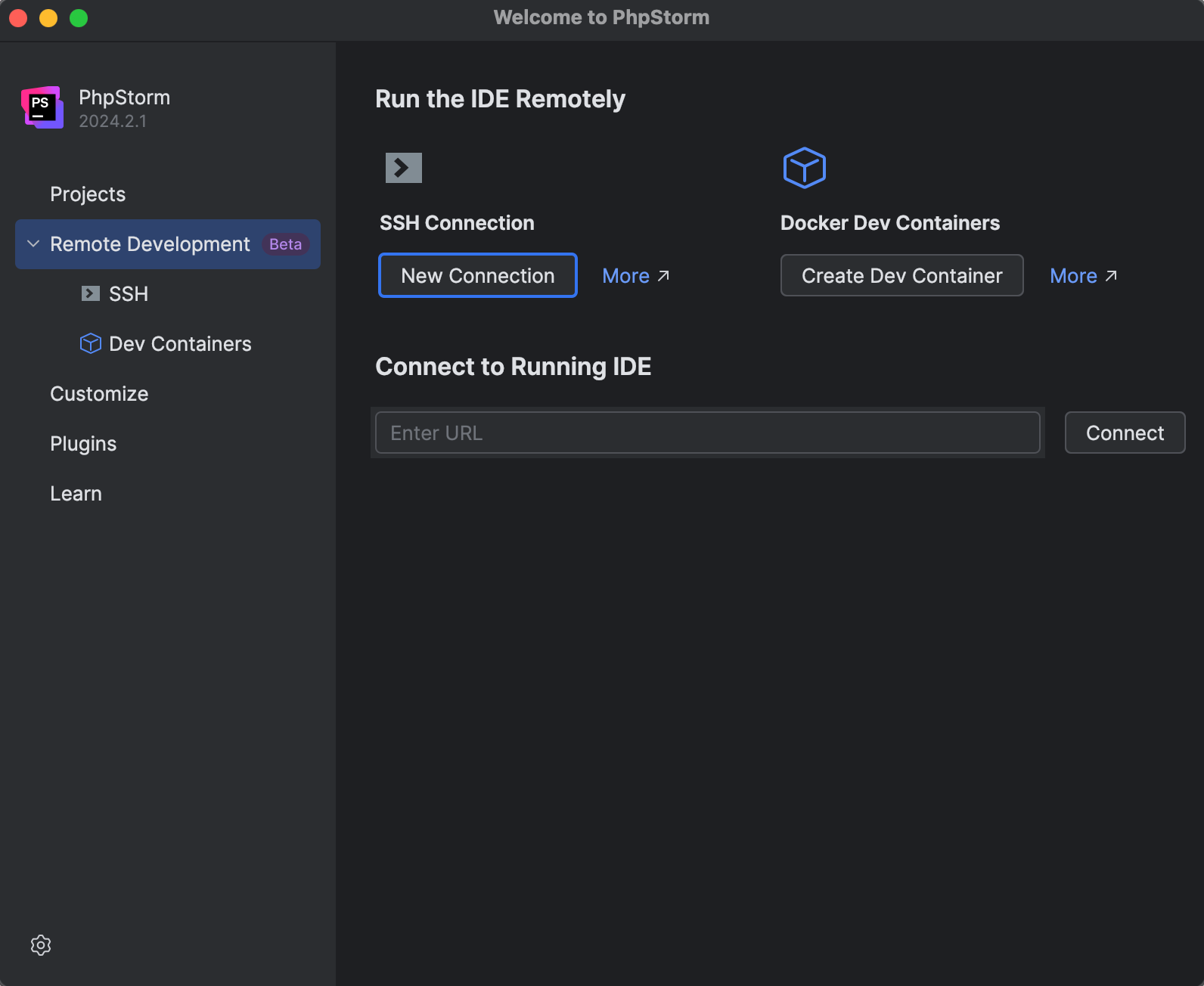 Connect to a remote server from PhpStorm | PhpStorm Documentation