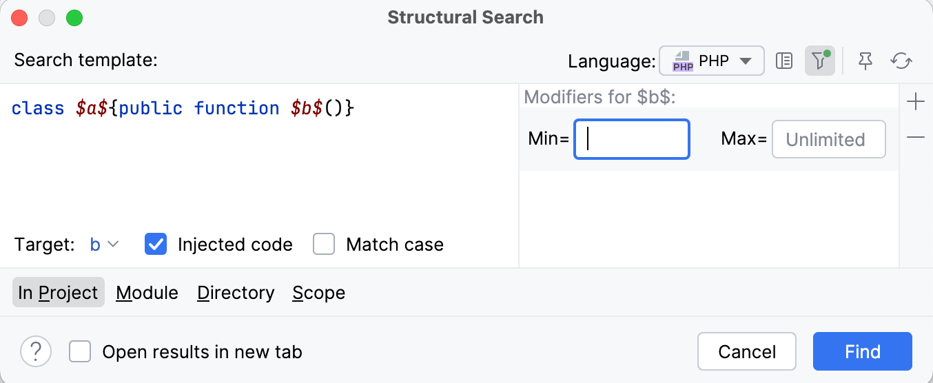Count modifier Count modifier