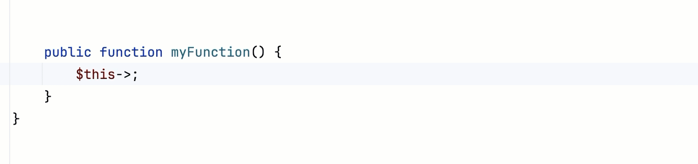 Code reference information | PhpStorm Documentation