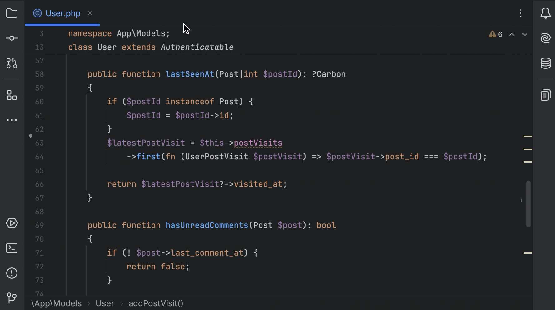 Code reference information | PhpStorm Documentation