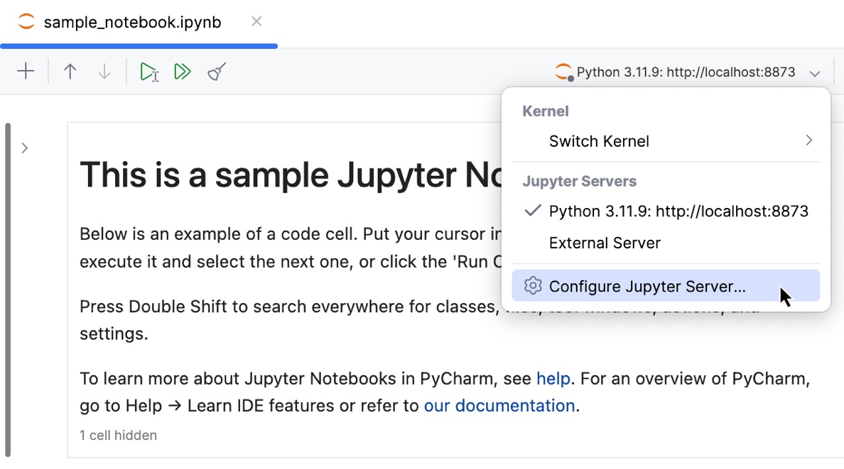 Configure Jupyter Server
