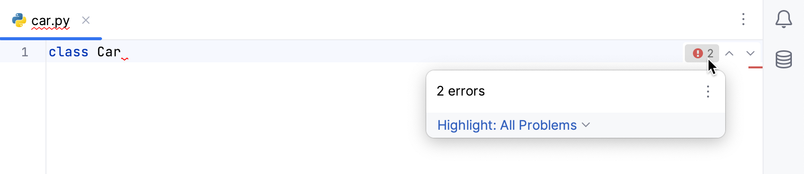 Create class analysis Create class analysis