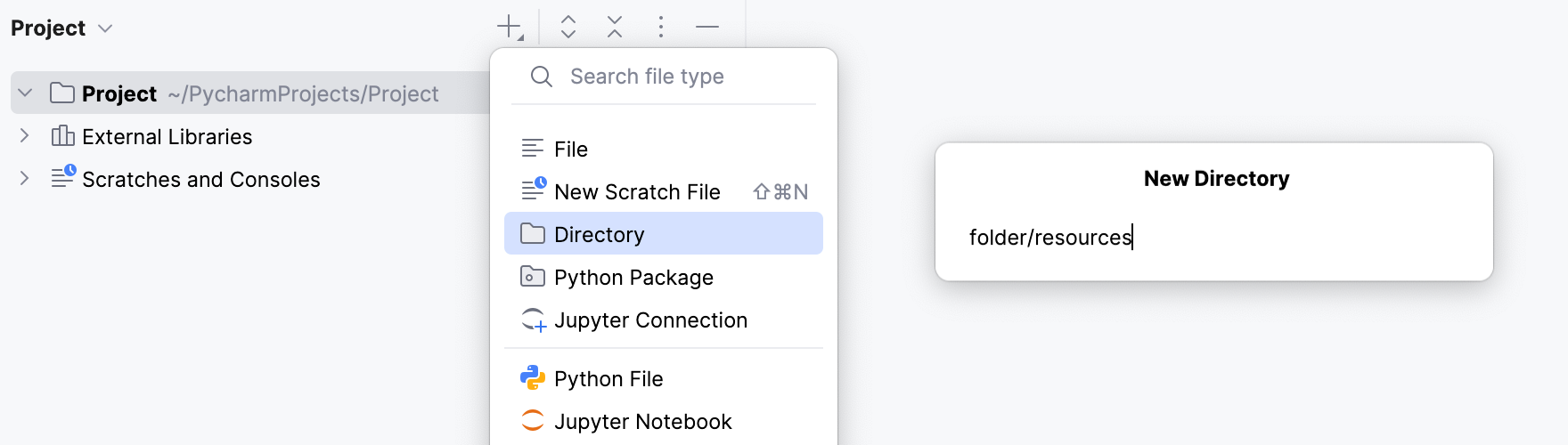 Create a directory