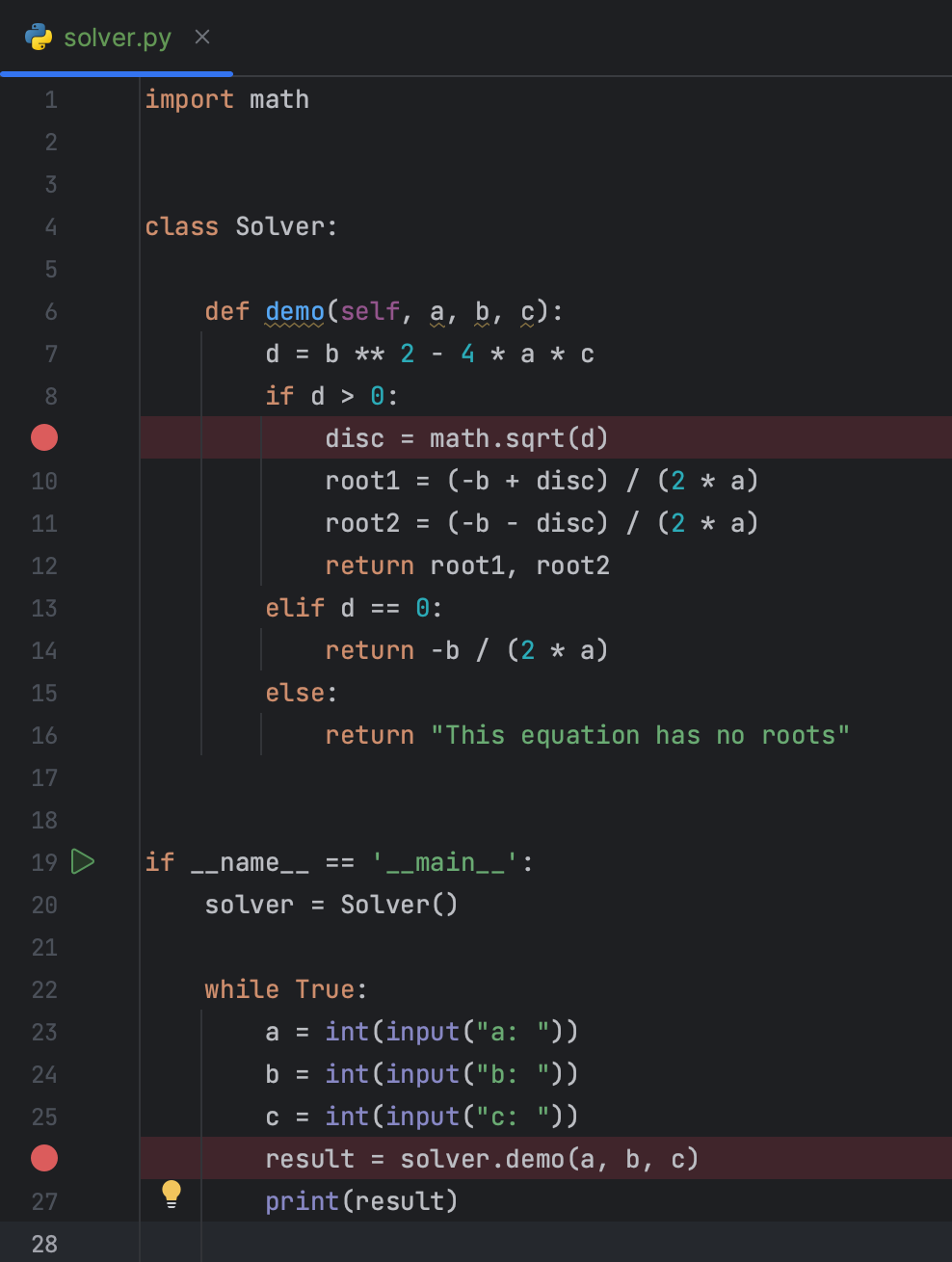 第 1 部分。 调试 Python 代码 | PyCharm 文档