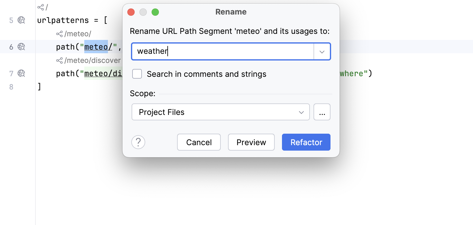 重命名端点 重命名端点
