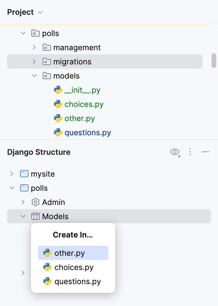 选择新模型的位置 选择新模型的位置
