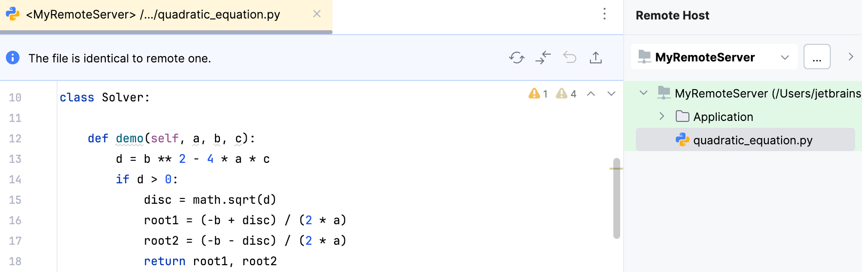 Editing a file on remote host Editing a file on remote host