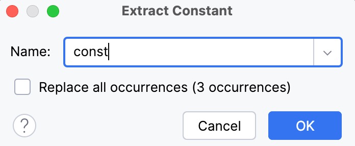 引入常量对话框