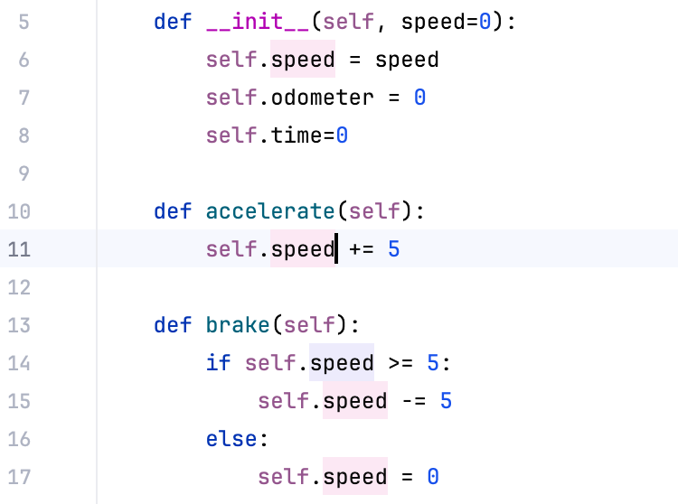 Highlight usages in file Highlight usages in file