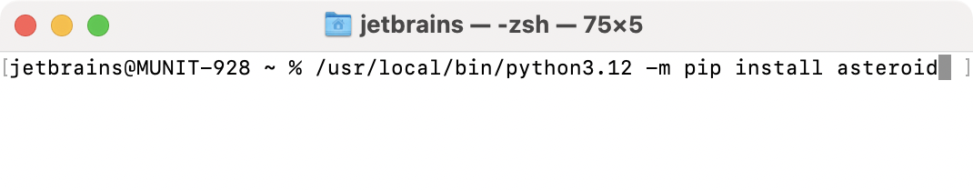 Installing a Python package on a system environment Installing a Python package on a system environment