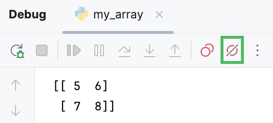 Mute breakpoints Mute breakpoints